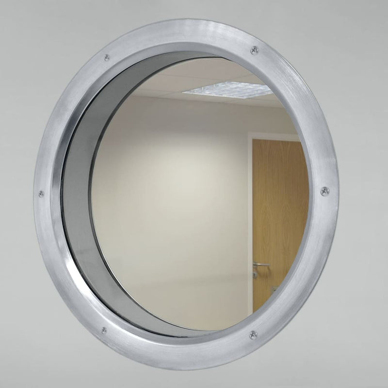 Wallport Circular Vision Frame For Walls 100Mm / Zinc Plated